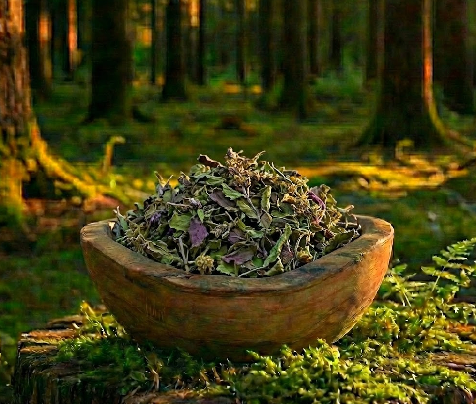 Dried Organic Tulsi