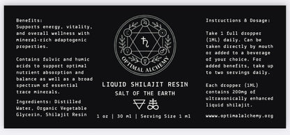 Ultrasonic Liquid Shilajit Resin