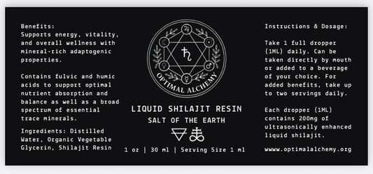Ultrasonic Liquid Shilajit Resin