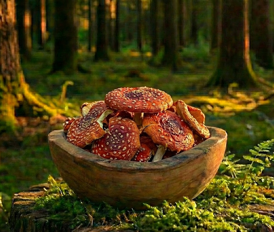 Grade A Amanita Muscaria Caps (Dried)